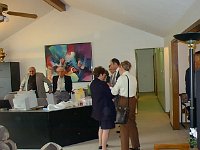 4  Guests arrive for the bris and looking at birth