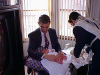 9  Uncle David -- Sandek & Rabbi Rovinsky -- Mohel